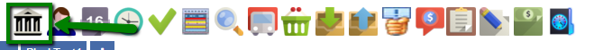 Organization Icon in the Toolbar