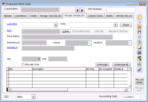 PWO - Assign S/L Tab Click here for a screenshot