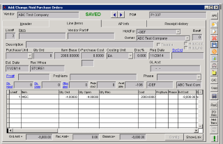 Add/Change/Void Purchase Orders - Click for full size