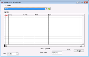 Merge CC Invoices