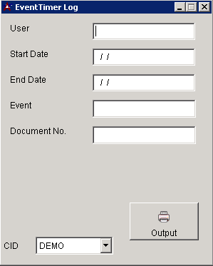 Event Timer Log