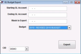 GL Budget Export - Click for full size