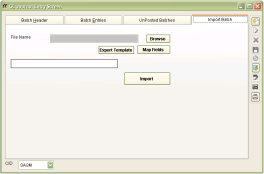 GL Journal Import Tab
