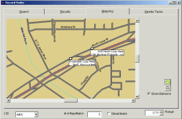 Record Finder- Mapping Screen