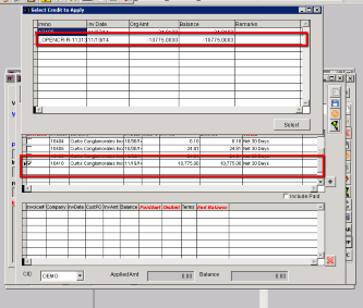 Select Credit to Apply - Click for full size