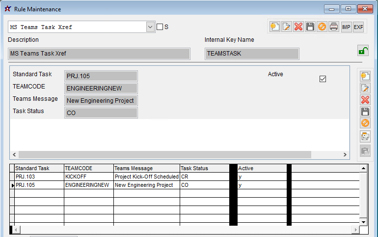 Schedule Tab Names Rule